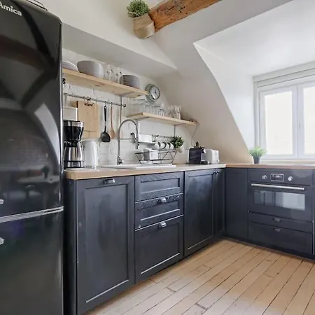 شقة Mykeypers - Fantastic Designed Parisan Loft 2br/6p- Le Marais